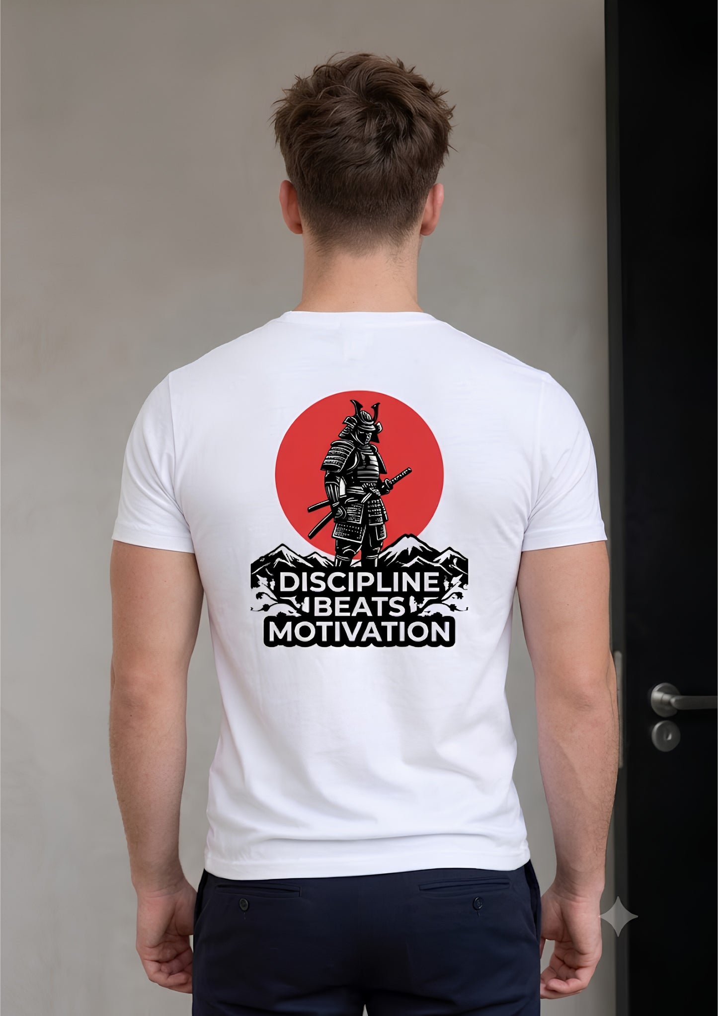 Discipline Beats Motivation Regular T-Shirt
