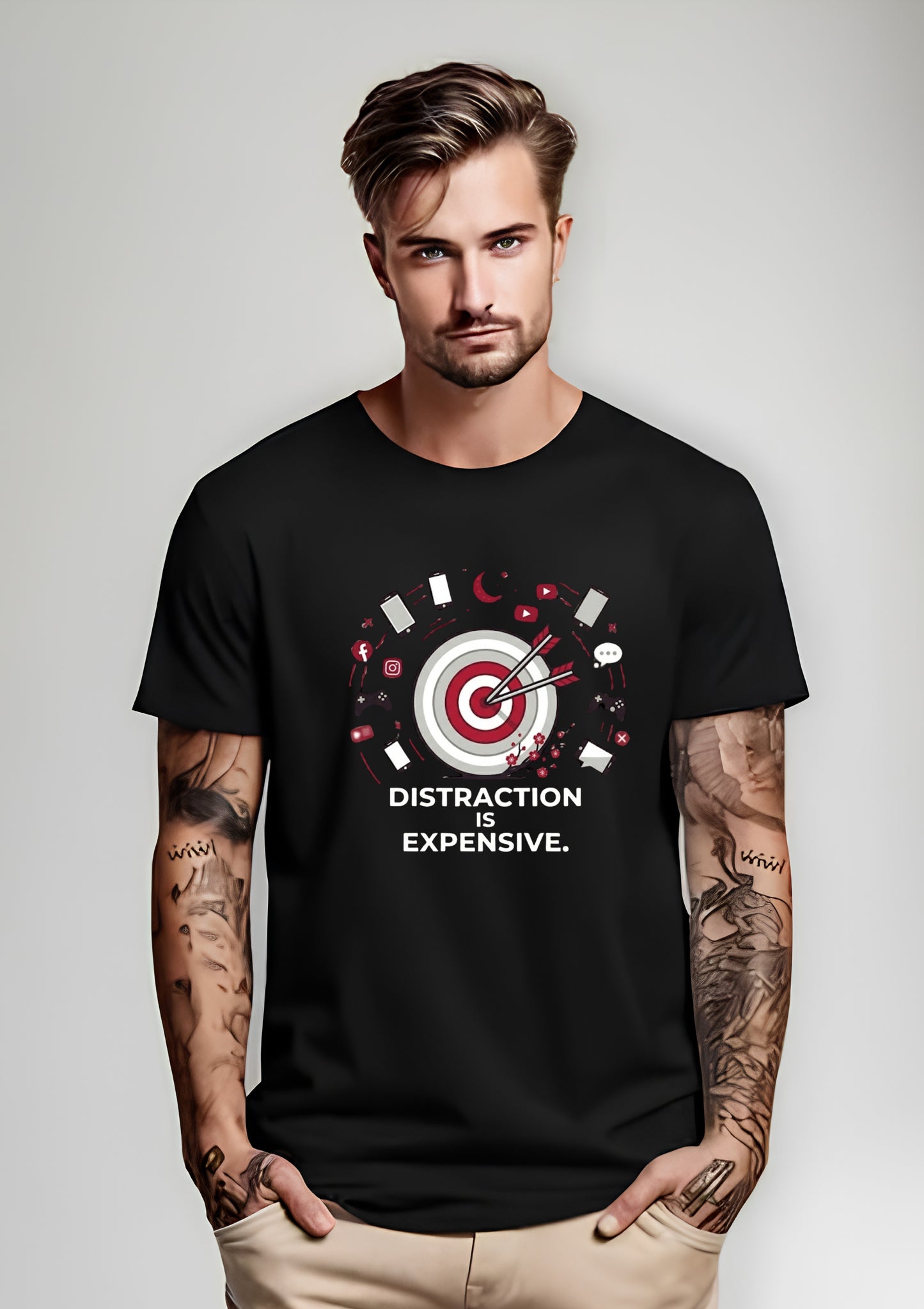 Distractions Is Expensive Regular T-Shirt